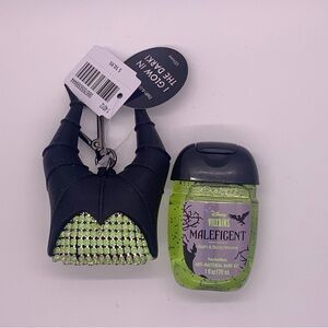 Disney x Bath & Body Works Villains Maleficient Sanitizer Gel and Carry Clip NEW